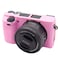 Easy Hood Case for Sony Alpha A6100 A6300 A6400 ILCE6100 ILCE6300 ILCE6400 Digital Camera AntiScratch Soft Silicone Housing Protective Cover Protector Skin Pink