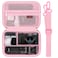 Elonbo Carrying Case for Sony ZV1F ZV1 ZV1 II Digital Camera Sony ZV 1F Vlogging Camera Hard Travel Protective Bag Vlogger Accessory Kit Tripod Microphone Grip Organizer Holder Pink