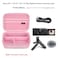 Elonbo Carrying Case for Sony ZV1F ZV1 ZV1 II Digital Camera Sony ZV 1F Vlogging Camera Hard Travel Protective Bag Vlogger Accessory Kit Tripod Microphone Grip Organizer Holder Pink