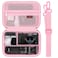 Elonbo Carrying Case for Sony ZV1F ZV1 ZV1 II Digital Camera Sony ZV 1F Vlogging Camera Hard Travel Protective Bag Vlogger Accessory Kit Tripod Microphone Grip Organizer Holder Pink