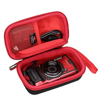 FBLFOBELI EVA Hard Carrying Case Compatible with OM SYSTEM Tough TG7 OLYMPUS Tough TG6 TG5 TG4 Underwater Digital Camera Case Only