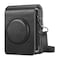 FINTIE Fintie Protective Case for Fujifilm Instax Mini EVO Camera Premium Vegan Leather Bag Cover with Removable Adjustable Strap Vintage Black