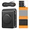 FINTIE Fintie Protective Case for Fujifilm Instax Mini EVO Camera Premium Vegan Leather Bag Cover with Removable Adjustable Strap Vintage Black