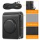 FINTIE Fintie Protective Case for Fujifilm Instax Mini EVO Camera Premium Vegan Leather Bag Cover with Removable Adjustable Strap Vintage Black