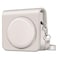 FINTIE Fintie Protective Case for Fujifilm Instax Square SQ40 SQ1 Instant Camera Premium Vegan Leather Bag Cover with Removable Adjustable Strap White