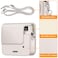 FINTIE Fintie Protective Case for Fujifilm Instax Square SQ40 SQ1 Instant Camera Premium Vegan Leather Bag Cover with Removable Adjustable Strap White