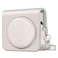 FINTIE Fintie Protective Case for Fujifilm Instax Square SQ40 SQ1 Instant Camera Premium Vegan Leather Bag Cover with Removable Adjustable Strap White