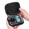 Flymile Protective Carrying Case for DJI Osmo 360 for Cage and Lens Cap Storage Small Bag Travel PU Hard Shell Portable Cover Protector With Carabiner Wrist Strap Camera Accessories