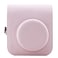 Frankmate Protective Case Compatible with Fujifilm Instax Mini 12 Instant Film Camera with Accessory Pocket and Adjustable Strap Pink