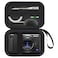 HESPLUS Camera Case for Sony ZV1 ZV1F ZV1 II Digital Camera for Content Creators and Vloggers Camera Protective Box Hard Travel Storage Bag Mesh Pocket fits Cable Batteries SD Card Black