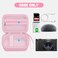 HESPLUS Camera Case for Sony ZV1 ZV1F ZV1 II Digital Camera for Content Creators and Vloggers Camera Protective Box Hard Travel Storage Bag Mesh Pocket fits Cable Batteries SD Card Pink