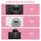 HESPLUS Camera Case for Sony ZV1 ZV1F ZV1 II Digital Camera for Content Creators and Vloggers Camera Protective Box Hard Travel Storage Bag Mesh Pocket fits Cable Batteries SD Card Pink