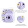 HIYQIN Clear Case Compatible with Fujifilm Instax Mini 121198840 Clear PVC Camera Bag for Polaroid Camera Instax Mini 11 White Flowers