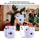 HIYQIN Clear Case Compatible with Fujifilm Instax Mini 121198840 Clear PVC Camera Bag for Polaroid Camera Instax Mini 11 White Flowers