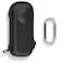 khanka Hard Shell Case for Insta360 X5X4 WaterResistant Fits Original Lens Cap Bottom Access Design with Carabiner Portable Travel Storage for Insta 360 X5X4 Camera Accessories Case Only
