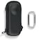 khanka Hard Shell Case for Insta360 X5X4 WaterResistant Fits Original Lens Cap Bottom Access Design with Carabiner Portable Travel Storage for Insta 360 X5X4 Camera Accessories Case Only