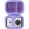 Lebakort Storage Case Compatible with KODAK PIXPRO Friendly Zoom FZ45 FZ55 16MP Digital Camera Purple Case