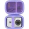 Lebakort Storage Case Compatible with KODAK PIXPRO Friendly Zoom FZ45 FZ55 16MP Digital Camera Purple Case