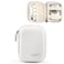 Linpr Digital Camera Case for CAMKORY KODAK PIXPRO FZ45FZ55 Canon IXUS 285 HS Lecran Small Travel Compact Camera Holder with Mesh Pocket for Accessories SD Card White