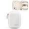 Linpr Digital Camera Case for CAMKORY KODAK PIXPRO FZ45FZ55 Canon IXUS 285 HS Lecran Small Travel Compact Camera Holder with Mesh Pocket for Accessories SD Card White