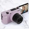 MIOKAU ZV1F Camera Case Soft Silicone Protective Case for Sony ZV1FZV1M2ZV1 Mark II NOT for ZV1 Vlog Camera Lightweight ZV1F Cover light pink
