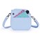 Riosin Instant Mini 12 Protective Camera Case for Fujifilm Instax Mini 1211Premium PU Leather Camera Bag Cover with Pocket and RemovableAdjustable Strap Pastel Blue