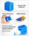 Selens TPU Air Bladder NPFZ100 Camera Battery Case Bag Box for Sony NPFZ100 Battery Blue 2 Sections