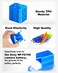 Selens TPU Air Bladder NPFZ100 Camera Battery Case Bag Box for Sony NPFZ100 Battery Blue 2 Sections