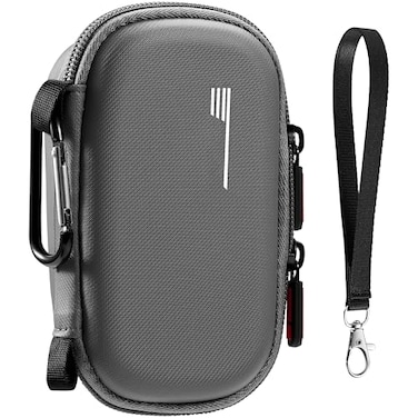 STARTRC VCR Carrying Case for Insta360 X5 Hard Shell Small Storage Case for Insta 360 X5 Accessories Portable Travel Bag Organizer with Wrist Strap and Carabiner