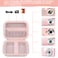 Supmay Camera Case for KODAK PIXPRO FZ45 FZ55 for CAMKORYfor Lecnippyfor Lecran Digital Camera 4K Vlogging Camera Storage Holder Mesh Pocket Suitable for Battery USB Cable SD Card Pink