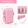 Supmay Camera Case for Panasonic LUMIX ZS99 ZS300 TZ99 LX10 ZS200D ZS200 ZS80D ZS80 ZS100 ZS70 ZS60 Compact 4K Digital Camera Protective Case Bag with Mesh Pocket for Battery Pack Pink