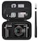 Supmay Hard Carrying Case for Canon PowerShot G7X Mark IIIMark IISX740 HSSX730 HS Sony ZV1FRX100 Ricoh GR III Compact 4K Vlogging Small Cameras with Mesh Pocket for Battery USB Cable Black