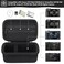 Supmay Hard Carrying Case for Canon PowerShot G7X Mark IIIMark IISX740 HSSX730 HS Sony ZV1FRX100 Ricoh GR III Compact 4K Vlogging Small Cameras with Mesh Pocket for Battery USB Cable Black
