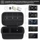 Supmay Hard Carrying Case for Canon PowerShot G7X Mark IIIMark IISX740 HSSX730 HS Sony ZV1FRX100 Ricoh GR III Compact 4K Vlogging Small Cameras with Mesh Pocket for Battery USB Cable Black
