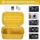 Supmay Hard Carrying Case for Canon PowerShot SX740 HS SX730 HS SX720 HS SX620 HS G7 X Mark III G7 X Mark II Digital Camera Storage Holder Travel Bag with Mesh Pocket for Battery Pack Yellow