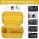 Supmay Hard Carrying Case for Canon PowerShot SX740 HS SX730 HS SX720 HS SX620 HS G7 X Mark III G7 X Mark II Digital Camera Storage Holder Travel Bag with Mesh Pocket for Battery Pack Yellow