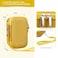 Supmay Hard Carrying Case for Canon PowerShot SX740 HS SX730 HS SX720 HS SX620 HS G7 X Mark III G7 X Mark II Digital Camera Storage Holder Travel Bag with Mesh Pocket for Battery Pack Yellow