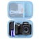 Supmay Hard Carrying Case for Kodak PIXPRO AZ405 AZ528 AZ425 AZ255 AZ401 Digital Camera Vlogging Camera Storage Holder Travel Bag with Mesh Pocket for Battery Pack USB Cable Blue