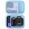 Supmay Hard Carrying Case for Kodak PIXPRO AZ405 AZ528 AZ425 AZ255 AZ401 Digital Camera Vlogging Camera Storage Holder Travel Bag with Mesh Pocket for Battery Pack USB Cable Blue