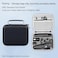 Suttkue For Osmo Mobile 77P CaseEVA Lycra portable storage bagCarrying Case for DJI OM7DJI OM7P Gimbal Stabilizer Travel case for DJI Osmo Mobile 77P AccessoriesBlack