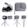 TELESIN Small Case for GoPro13 12 11 1 9 Lens Protector Mini Carry Carrying Bag with Half Open Zipper for Go Pro Hero 13 12 11 10 9 Insta360 Ace Pro Stick Pole Mount Mounting Accessories
