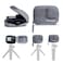TELESIN Small Case for GoPro13 12 11 1 9 Lens Protector Mini Carry Carrying Bag with Half Open Zipper for Go Pro Hero 13 12 11 10 9 Insta360 Ace Pro Stick Pole Mount Mounting Accessories