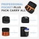 Vogano Camera Bag Protective Covers Photography Shoulder Bag Compatible for Nikon Canon Sony DSLSLRMirrorless Equipment Travel Waterproof Black