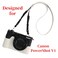 VOVMOEYA Camera Half Case for Canon PowerShot V1 case PU Leather Camera Case Kit with Shoulder Strap for Canon v1 Cover