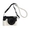 VOVMOEYA Camera Half Case for Canon PowerShot V1 case PU Leather Camera Case Kit with Shoulder Strap for Canon v1 Cover