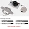 VOVMOEYA Protective Camera Case Kit for Leica DLUX8 CameraFor Leica DLUX8 Half Case DLUX 8 Camera Cover With Front Lens Cap With Shoulder StrapGREY