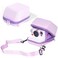 WOGOZAN Protective Case for Polaroid Now 2nd3rd Now Gen 23rd IType OneStep Onestep 2 FILP Instant Film Camera Hard Shell Camera Case with Adjustable Shoulder Strap Purple No Camera