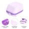 WOGOZAN Protective Case for Polaroid Now 2nd3rd Now Gen 23rd IType OneStep Onestep 2 FILP Instant Film Camera Hard Shell Camera Case with Adjustable Shoulder Strap Purple No Camera