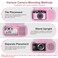 XANAD Hard Case for Sony a6400 a6700 a6000 a6100 a5100 a5000Sony ZVE10 ZV1 ZV1F ZVE10 II Mirrorless Digital Camera with Shoulder StrapPink