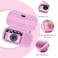 XANAD Hard Case for Sony a6400 a6700 a6000 a6100 a5100 a5000Sony ZVE10 ZV1 ZV1F ZVE10 II Mirrorless Digital Camera with Shoulder StrapPink